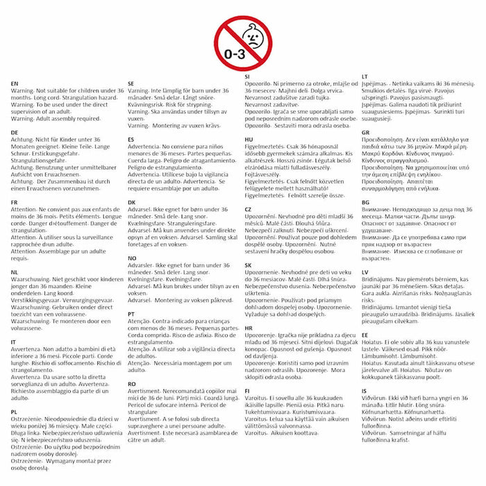 Set Gioco Croquet di legno per 4 giocatori 90687