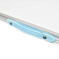 Tavolo da Campeggio Pieghevole con Telaio in Metallo 80x60 cm 41324