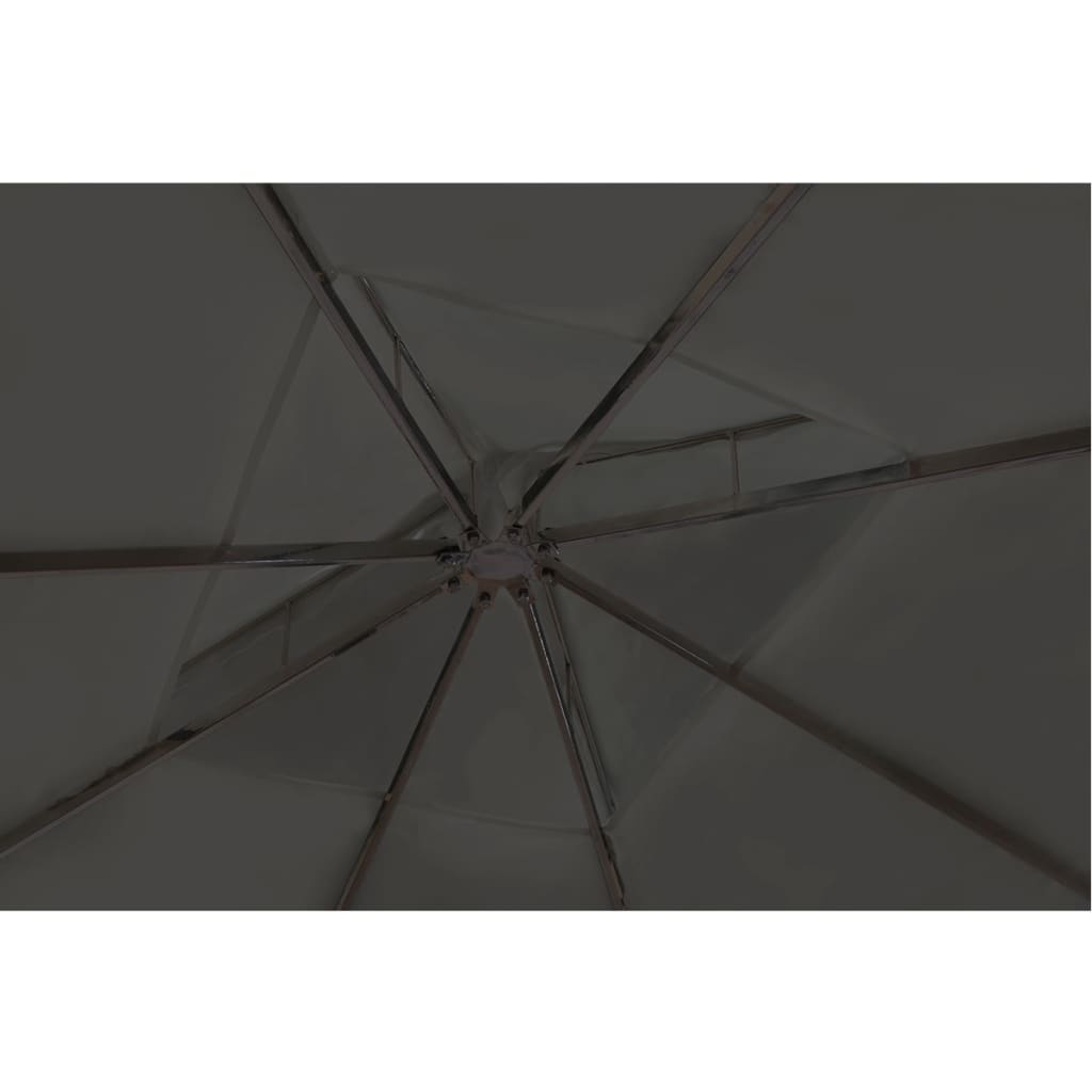 Gazebo con Tetto 3x3 m Grigio Scuro 41451