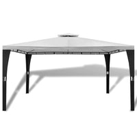 Gazebo con Tetto 3x4 m Bianco Crema 41452