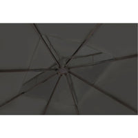 Gazebo con Tetto 3x4 m Grigio Scuro 41453