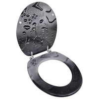 Sedile WC con coperchio sedile WC con cornice a goccia d'acqua 02_0002886