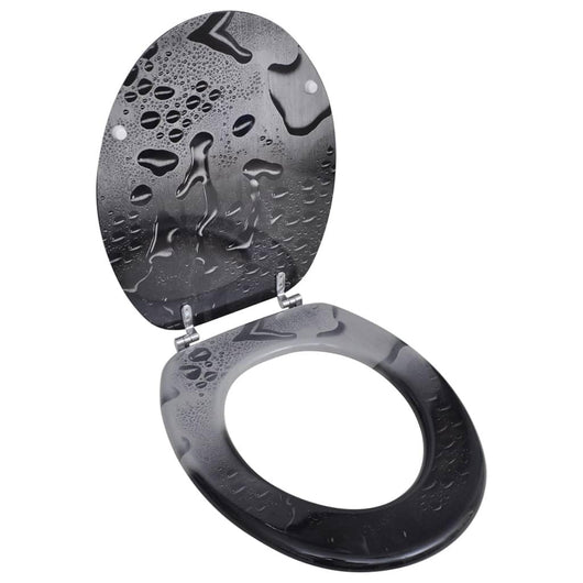 Sedile WC con coperchio sedile WC con cornice a goccia d'acqua 02_0002886