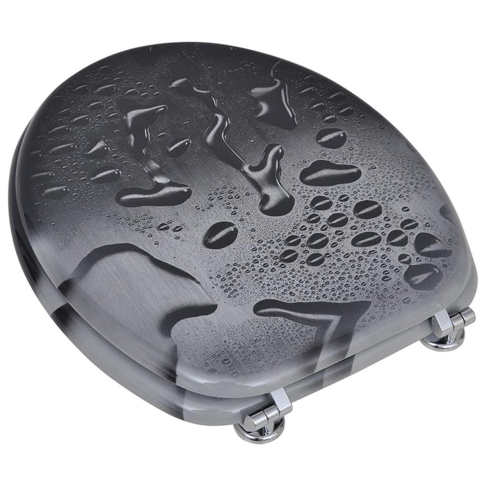 Sedile WC con coperchio sedile WC con cornice a goccia d'acqua 02_0002886