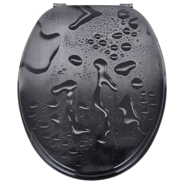 Sedile WC con coperchio sedile WC con cornice a goccia d'acqua 02_0002886