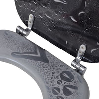 Coperchio da Toilette in MDF con Modello Gocce d'Acqua cod mxl 53215