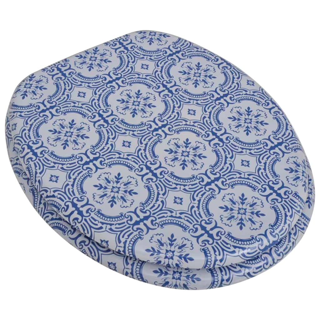 Coperchio da Toilette in MDF con Design Porcellana 141483