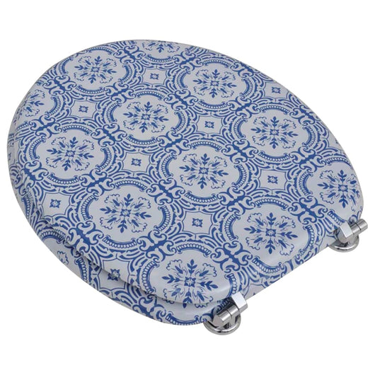 Coperchio da Toilette in MDF con Design Porcellana 141483