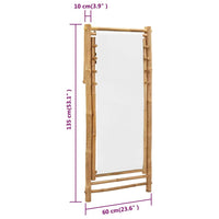 Sedia a Sdraio da Esterno in Bambù e Tela 41491