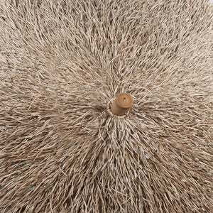 Ombrellone in Bambù 270 cm con Parasole in Foglie di Banano 41508