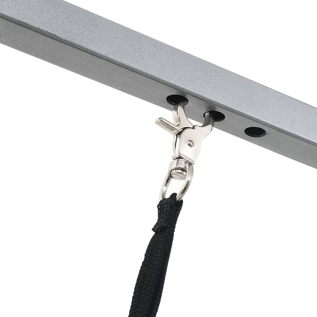 Tavolo da Toelettatura e Tosatura per Cani Pieghevole con Ruote