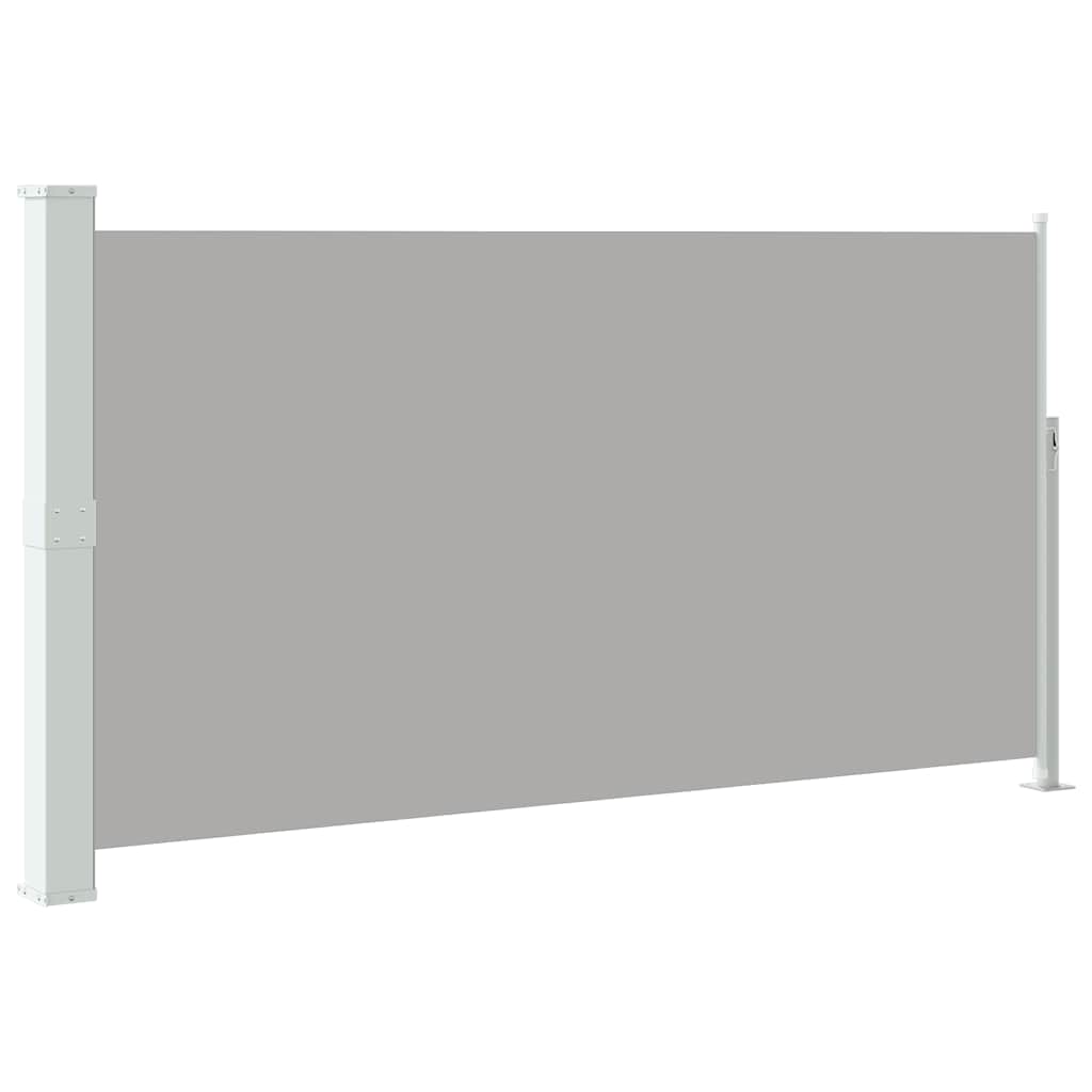 Tenda da Sole Laterale Retrattile 160 x 300 cm Grigio 41546