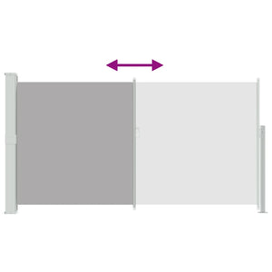 Tenda da Sole Laterale Retrattile 160 x 300 cm Grigio 41546