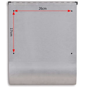 Casetta della posta in acciaio inossidabile 31 x 10,5 x 33,5 cm 50350