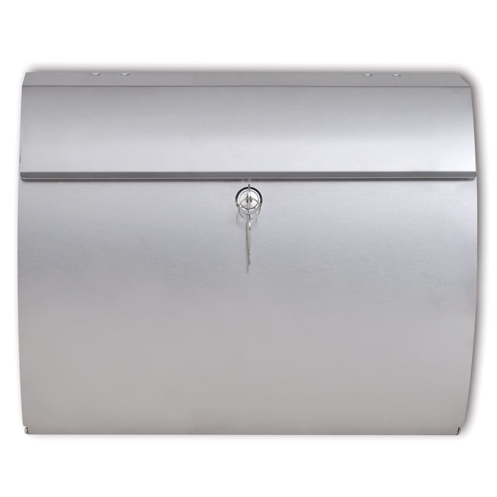 Cassetta della posta in acciaio inossidabile 37,5 x 13 x 31 cmcod mxl 118893