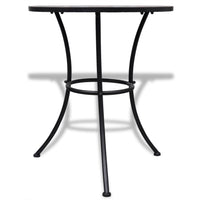 Tavolo da Bistrot Terracotta e Bianco 60 cm a Mosaico cod mxl 50162