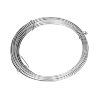 Recinzione in Rete con Pali in Acciaio Zincato 15x1,25m Argento 141496