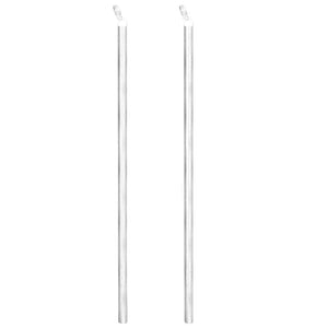 Recinzione in Rete con Pali in Acciaio Zincato 25x1,25m Argento 141500