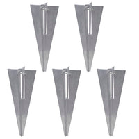 Recinzione in Rete con Spuntoni in Acciaio Zincato 15x1 m