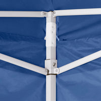 Tenda Pieghevole Blu 3 x 3 m con 4 Pareti 41466