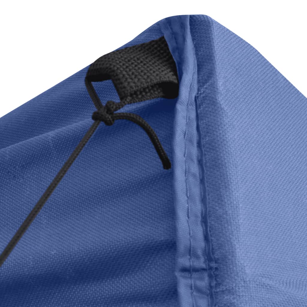 Tenda Pieghevole Blu 3 x 3 m con 4 Pareti 41466