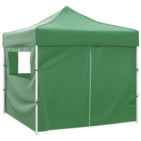 Tenda Pieghevole Verde 3 x 3 m con 4 Pareti  cod mxl 72015