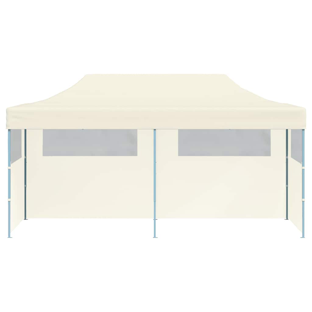 Tenda per Feste Pop-Up Pieghevole Crema 3 x 6 m 41582