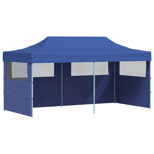 Tenda per Feste Pop-up Pieghevole Blu 3 x 6 m 41583