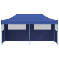 Tenda per Feste Pop-up Pieghevole Blu 3 x 6 m