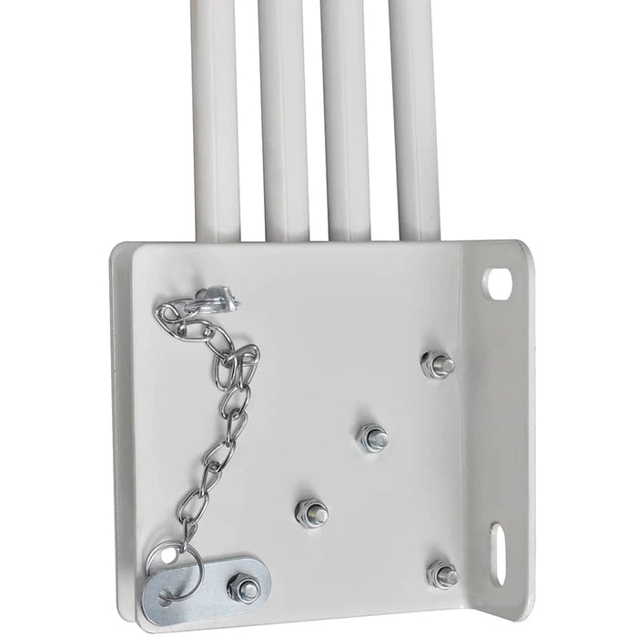 Tenda Laterale per Balcone Pieghevole Grigio 210x210 cm 41573