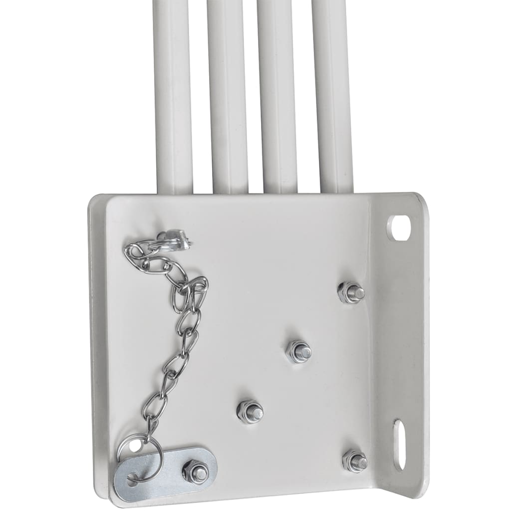 Tenda Laterale per Balcone Pieghevole Grigia 160x240 cm cod mxl 47570