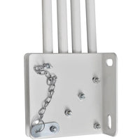 Tenda Laterale per Balcone Pieghevole Grigia 140x140 cm 41575