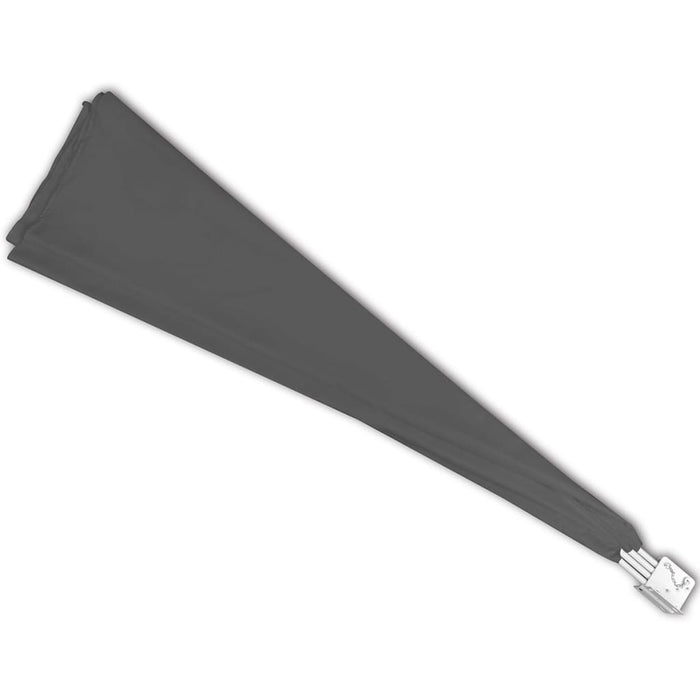 Tenda Laterale per Balcone Pieghevole Grigia 140x140 cm