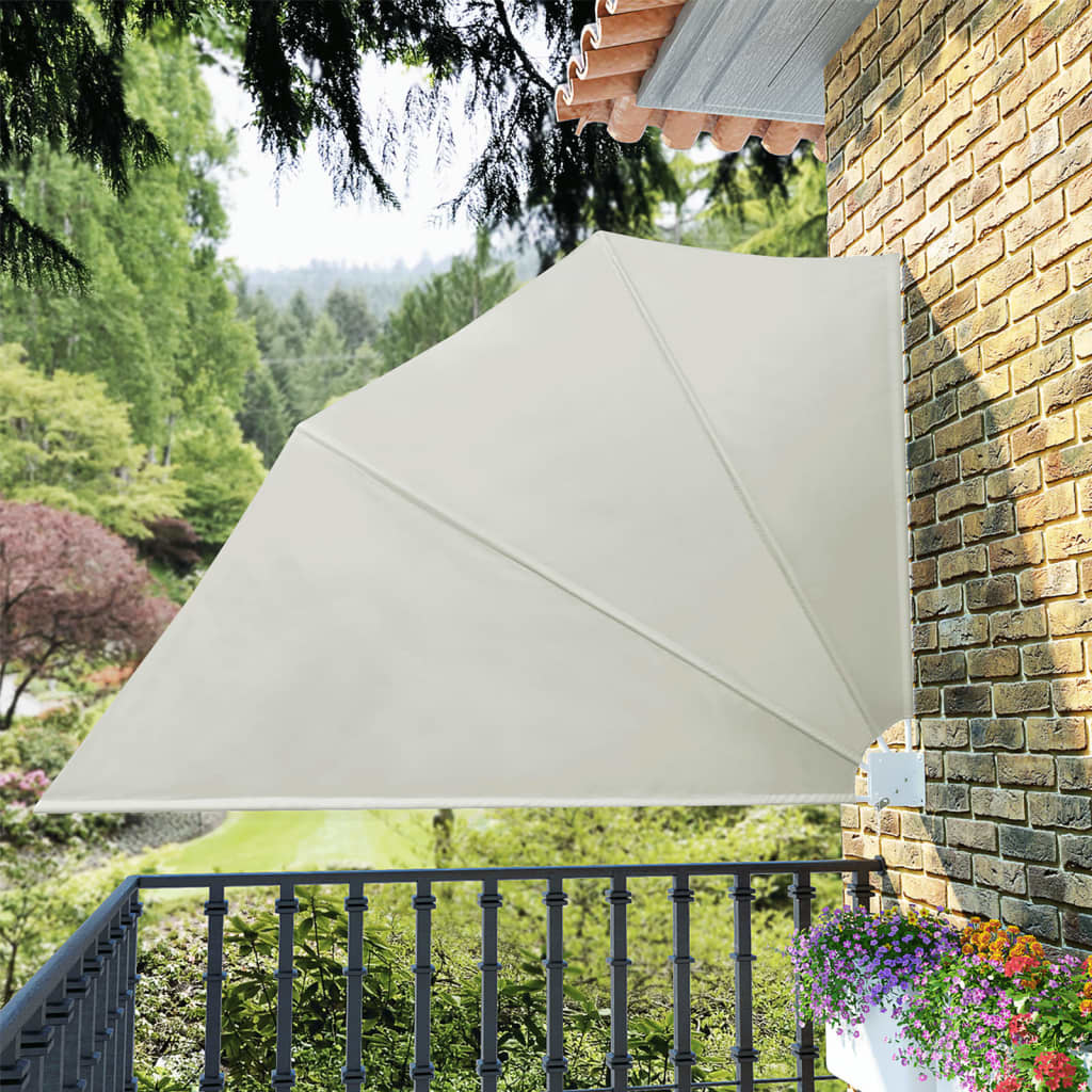 Tenda Laterale per Balcone Pieghevole Crema 160x240 cm cod mxl 22801