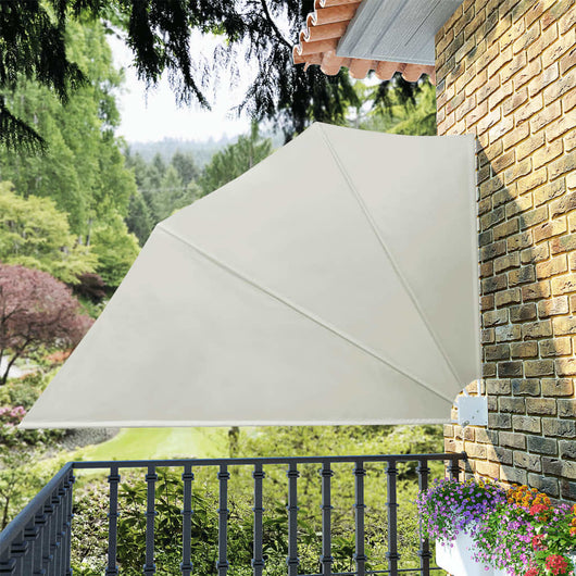 Tenda Laterale per Balcone Pieghevole Crema 160x240 cm cod mxl 22801