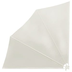 Tenda Laterale per Balcone Pieghevole Crema 140x140 cm 41578