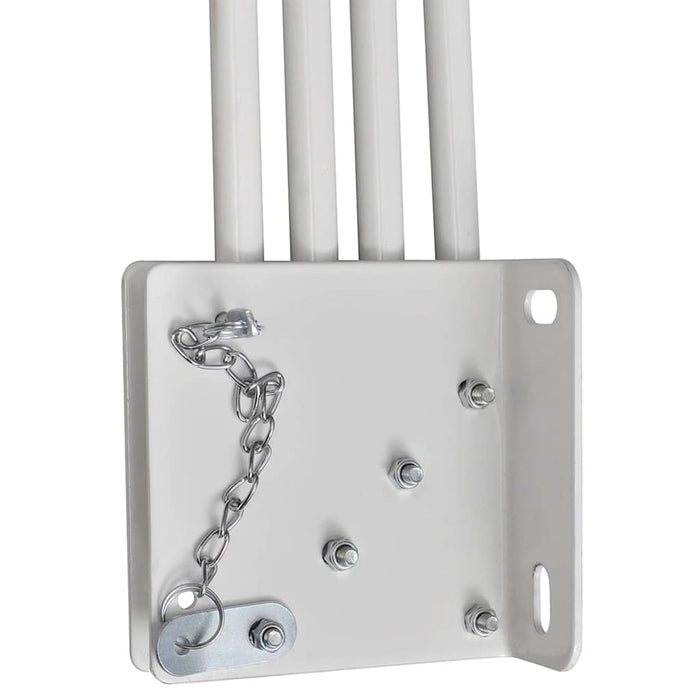 Tenda Laterale per Balcone Pieghevole Crema 140x140 cm 41578