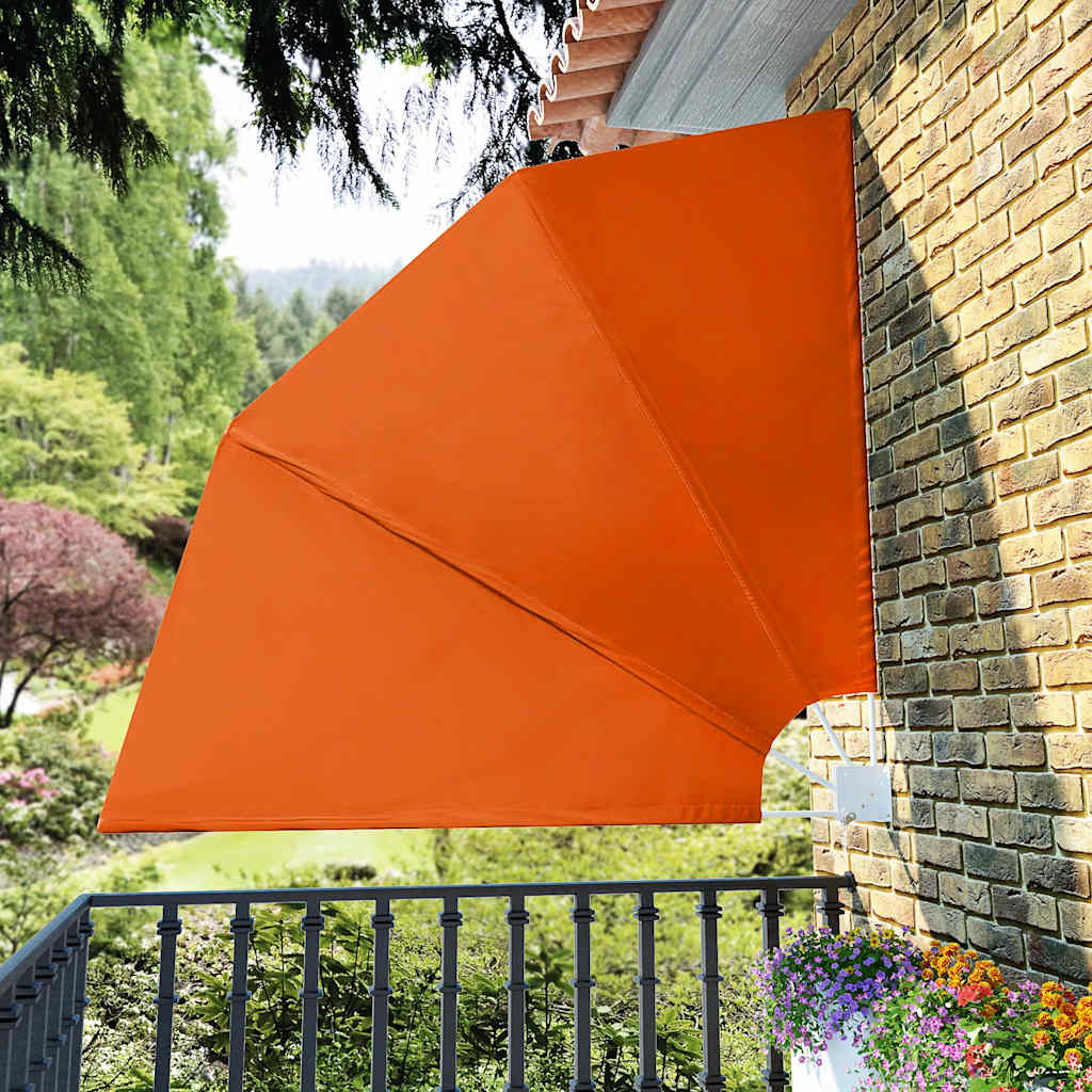 Tenda Laterale per Balcone Pieghevole Terracotta 210x210 cm 41579