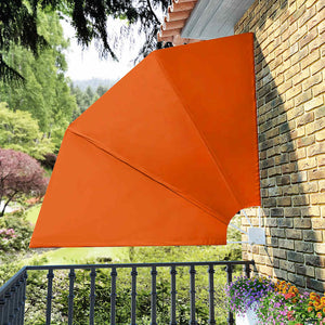 Tenda Laterale per Balcone Pieghevole Terracotta 210x210 cm 41579