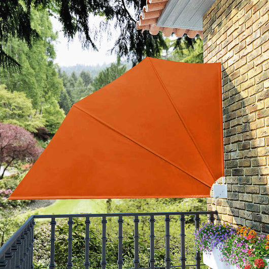 Tenda Laterale per Balcone Pieghevole Terracotta 160x240 cm 41580