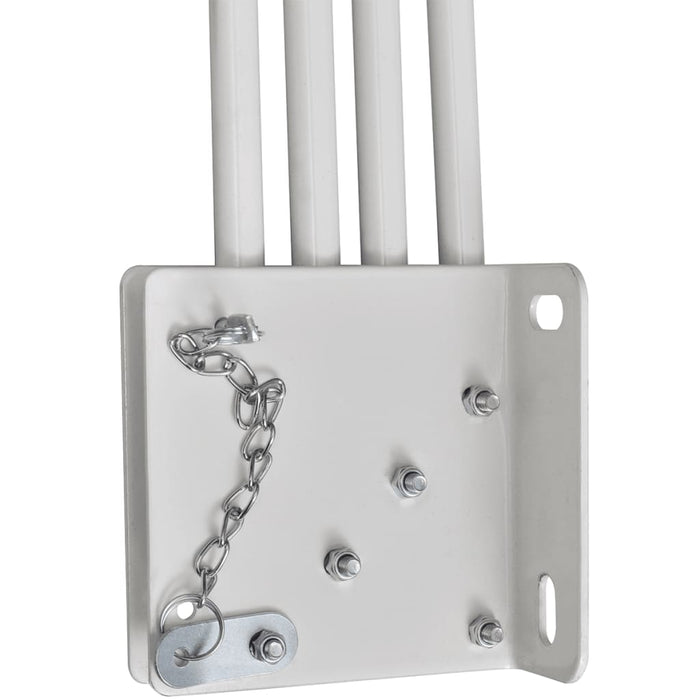 Tenda Laterale per Balcone Pieghevole Terracotta 140x140 cm