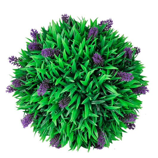 Set Palle di Bosso Artificiale 2 pz con Lavanda 30 cm 41624