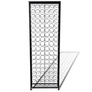 Cantinetta per 108 Bottiglie di Vino in Metallo 241598