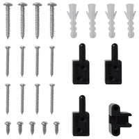 Zanzariera con Cardini per Porte Marrone 100 x 215 cm 141564