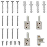 Zanzariera con Cardini per Porte Bianca 120 x 240 cm cod mxl 73128