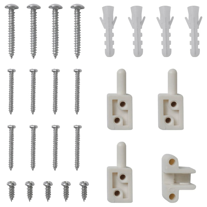 Zanzariera con Cardini per Porte Bianca 120 x 240 cm 141565