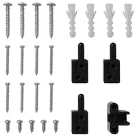 Zanzariera con Cardini per Porte Marrone 120 x 240 cm 141566