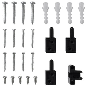 Zanzariera con Cardini per Porte Marrone 120 x 240 cm 141566