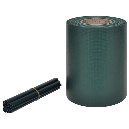 Recinzione Frangivento da Giardino PVC 70x0,19 m Verde 41618