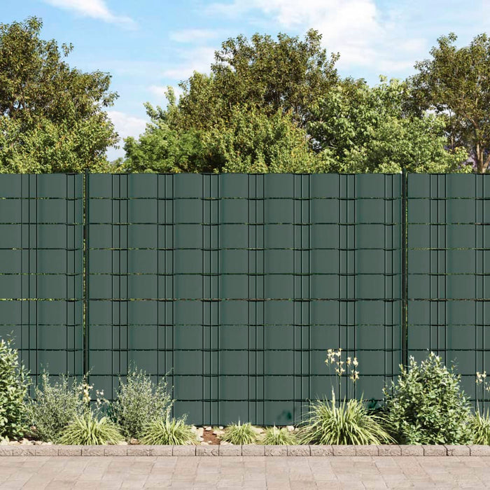 Recinzione Frangivento da Giardino PVC 70x0,19 m Verde 41618